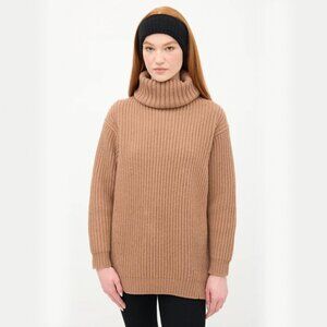 Acne Studios Wool Oversized Knit Disa Camel Sweater Sz XS